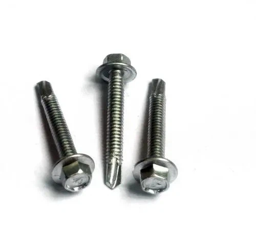 Hex Washer Head Carbon Steel Teck Self Drilling Screws